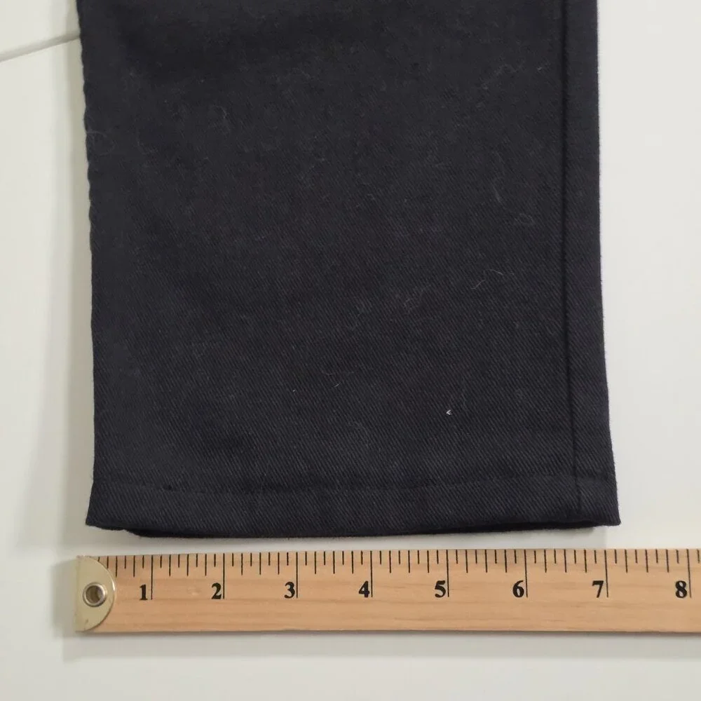 Simon Chang Jeans Women 14 Black High Rise Cotton Denim Canada Made Straight Leg - Picture 9 of 16